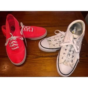 Vans & Converse Sneaker Combo Bundle - sz 8.5